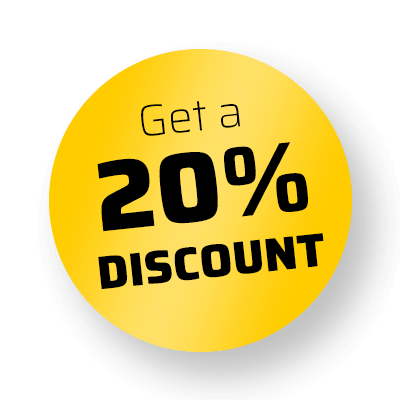 Get a 20 percent discount